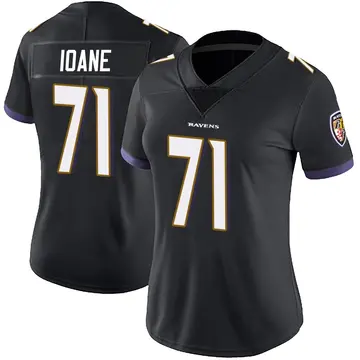 Black Women's Olaivavega Ioane Baltimore Ravens Limited Alternate Vapor Untouchable Jersey