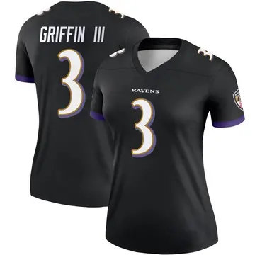 Black Women's Robert Griffin III Baltimore Ravens Legend Jersey