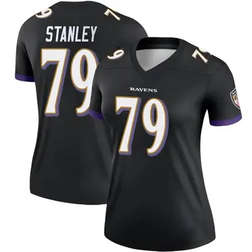Black Women's Ronnie Stanley Baltimore Ravens Legend Jersey