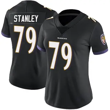 Black Women's Ronnie Stanley Baltimore Ravens Limited Alternate Vapor Untouchable Jersey