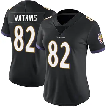 Black Women's Sammy Watkins Baltimore Ravens Limited Alternate Vapor Untouchable Jersey
