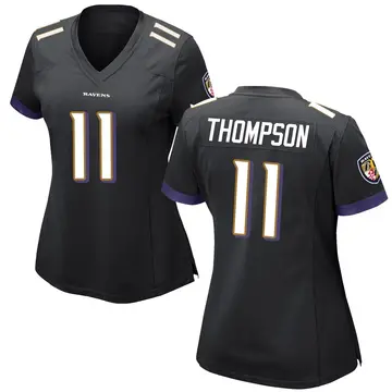 Black Women's Skylar Thompson Baltimore Ravens Game Jersey