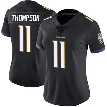 Black Women's Skylar Thompson Baltimore Ravens Limited Alternate Vapor Untouchable Jersey