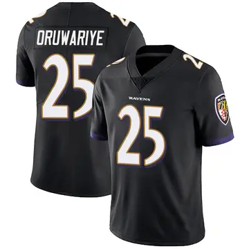 Black Youth Amani Oruwariye Baltimore Ravens Limited Alternate Vapor Untouchable Jersey