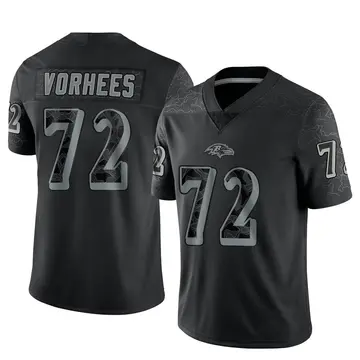 Black Youth Andrew Vorhees Baltimore Ravens Limited Reflective Jersey