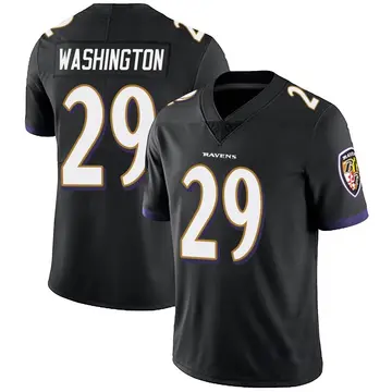 Black Youth Ar'Darius Washington Baltimore Ravens Limited Alternate Vapor Untouchable Jersey