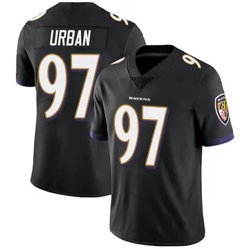 Black Youth Brent Urban Baltimore Ravens Limited Alternate Vapor Untouchable Jersey