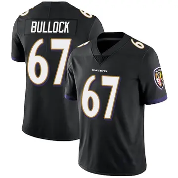 Black Youth Corey Bullock Baltimore Ravens Limited Alternate Vapor Untouchable Jersey