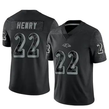 Black Youth Derrick Henry Baltimore Ravens Limited Reflective Jersey