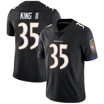 Black Youth Desmond King II Baltimore Ravens Limited Alternate Vapor Untouchable Jersey