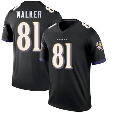 Black Youth Devontez Walker Baltimore Ravens Legend Jersey