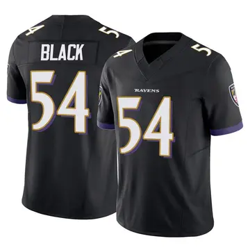 Black Youth Diwun Black Baltimore Ravens Limited Vapor F.U.S.E. Jersey