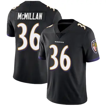 Black Youth Dontae McMillan Baltimore Ravens Limited Alternate Vapor Untouchable Jersey