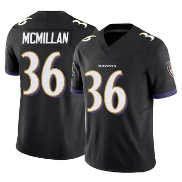 Black Youth Dontae McMillan Baltimore Ravens Limited Vapor F.U.S.E. Jersey
