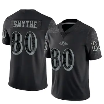 Black Youth Durham Smythe Baltimore Ravens Limited Reflective Jersey