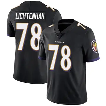 Black Youth Gerad Lichtenhan Baltimore Ravens Limited Alternate Vapor Untouchable Jersey