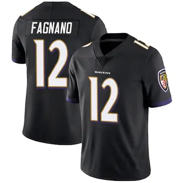 Black Youth Joe Fagnano Baltimore Ravens Limited Alternate Vapor Untouchable Jersey
