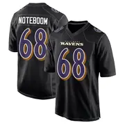 Black Youth Joseph Noteboom Baltimore Ravens Game Carbon Fashion Jersey