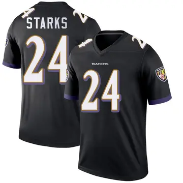 Black Youth Malaki Starks Baltimore Ravens Legend Jersey