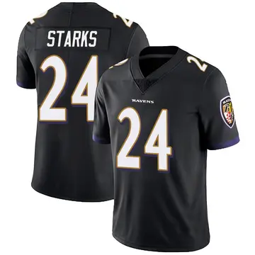 Black Youth Malaki Starks Baltimore Ravens Limited Alternate Vapor Untouchable Jersey