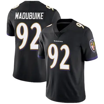 Black Youth Nnamdi Madubuike Baltimore Ravens Limited Alternate Vapor Untouchable Jersey
