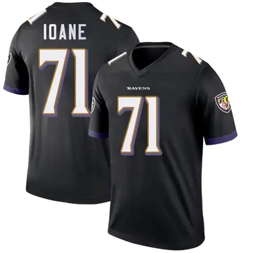 Black Youth Olaivavega Ioane Baltimore Ravens Legend Jersey