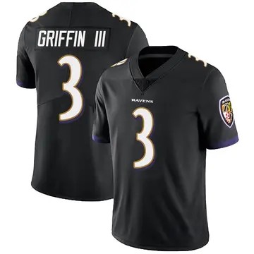 Black Youth Robert Griffin III Baltimore Ravens Limited Alternate Vapor Untouchable Jersey