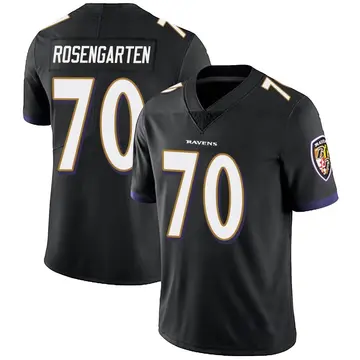 Black Youth Roger Rosengarten Baltimore Ravens Limited Alternate Vapor Untouchable Jersey
