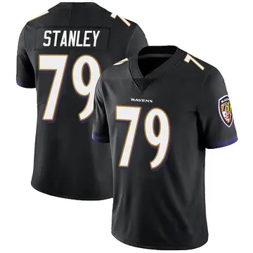 Black Youth Ronnie Stanley Baltimore Ravens Limited Alternate Vapor Untouchable Jersey