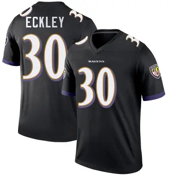 Black Youth Ryan Eckley Baltimore Ravens Legend Jersey