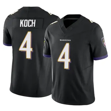 Black Youth Sam Koch Baltimore Ravens Limited Vapor F.U.S.E. Jersey