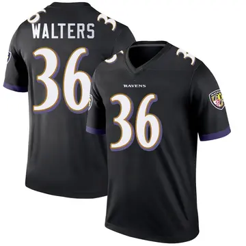 Black Youth Silas Walters Baltimore Ravens Legend Jersey