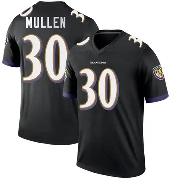 Black Youth Trayvon Mullen Baltimore Ravens Legend Jersey