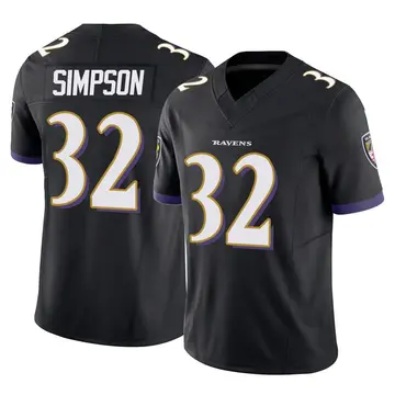 Black Youth Trenton Simpson Baltimore Ravens Limited Vapor F.U.S.E. Jersey