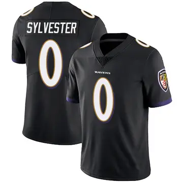 Black Youth Trevonte Sylvester Baltimore Ravens Limited Alternate Vapor Untouchable Jersey