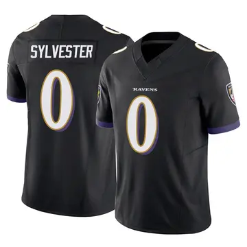Black Youth Trevonte Sylvester Baltimore Ravens Limited Vapor F.U.S.E. Jersey