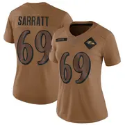 Brown Women's Elijah Sarratt Baltimore Ravens Limited 2023 Salute To Service Jersey