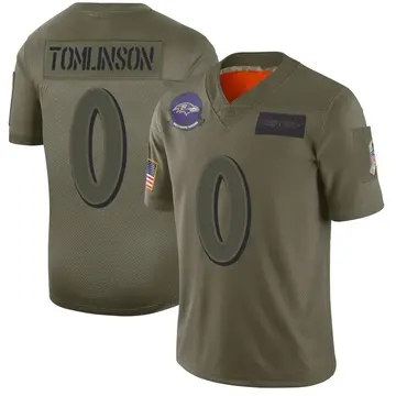 Camo Men's Laken Tomlinson Baltimore Ravens Limited 2019 Salute to Service Jersey