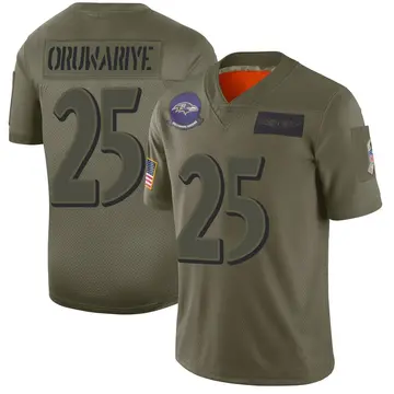 Camo Youth Amani Oruwariye Baltimore Ravens Limited 2019 Salute to Service Jersey