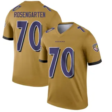 Gold Men's Roger Rosengarten Baltimore Ravens Legend Inverted Jersey