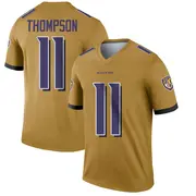 Gold Men's Skylar Thompson Baltimore Ravens Legend Inverted Jersey
