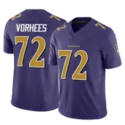Purple Men's Andrew Vorhees Baltimore Ravens Limited Vapor F.U.S.E. Jersey