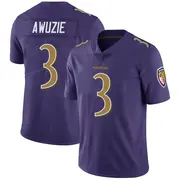 Purple Men's Chidobe Awuzie Baltimore Ravens Limited Color Rush Vapor Untouchable Jersey