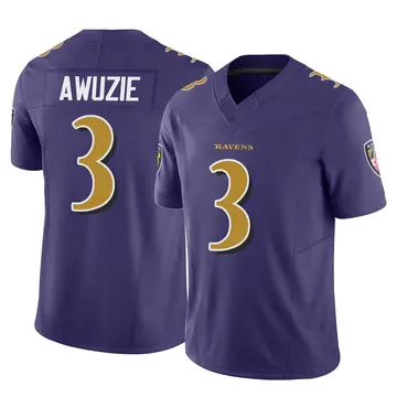 Purple Men's Chidobe Awuzie Baltimore Ravens Limited Vapor F.U.S.E. Jersey