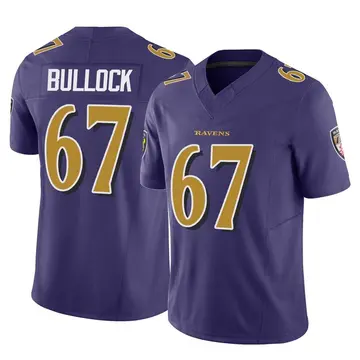 Purple Men's Corey Bullock Baltimore Ravens Limited Vapor F.U.S.E. Jersey
