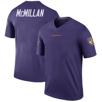 Purple Men's Dontae McMillan Baltimore Ravens Legend Color Rush Jersey