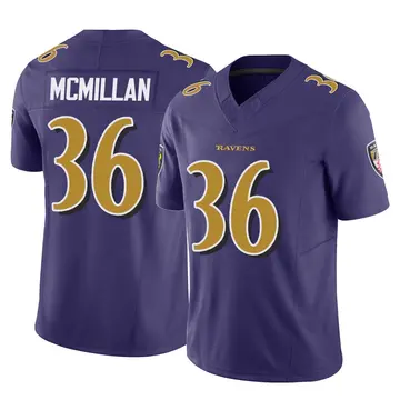 Purple Men's Dontae McMillan Baltimore Ravens Limited Vapor F.U.S.E. Jersey