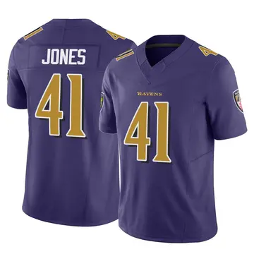 Purple Men's Dre'Mont Jones Baltimore Ravens Limited Vapor F.U.S.E. Jersey