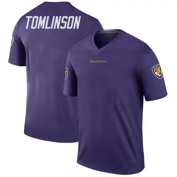 Purple Men's Laken Tomlinson Baltimore Ravens Legend Color Rush Jersey