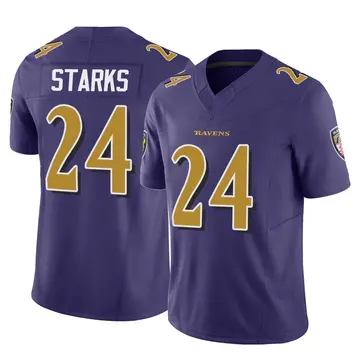 Purple Men's Malaki Starks Baltimore Ravens Limited Vapor F.U.S.E. Jersey